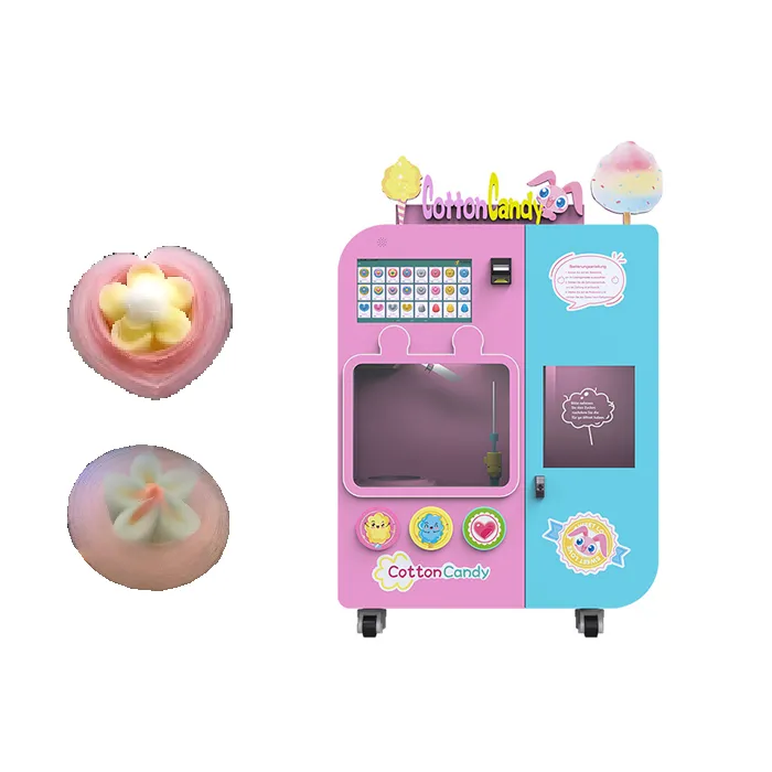 Màquina expenedora de caramels de cotó flor