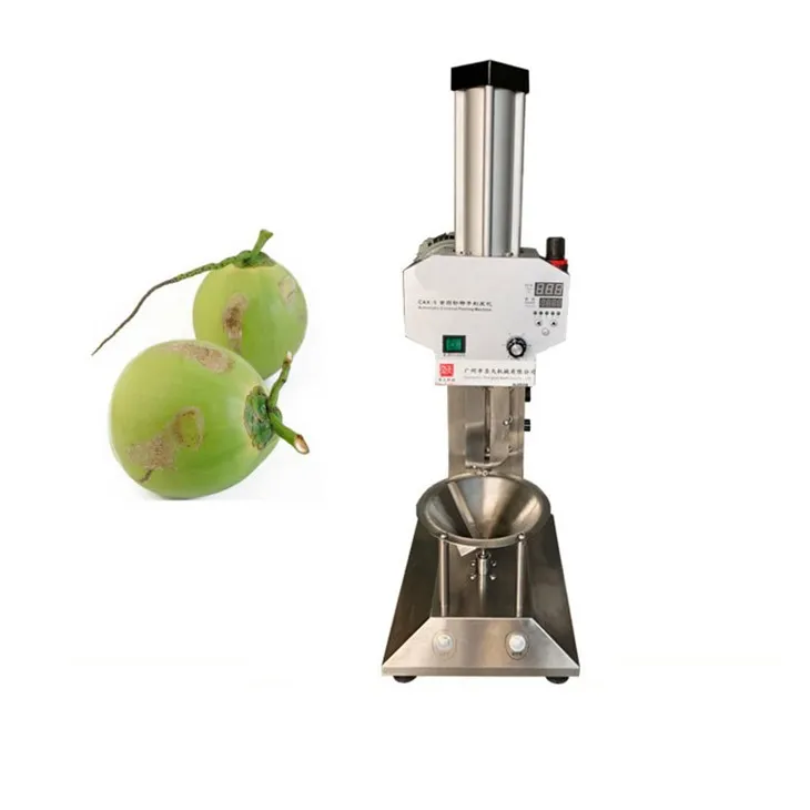 Màquina de pelar de coco verd