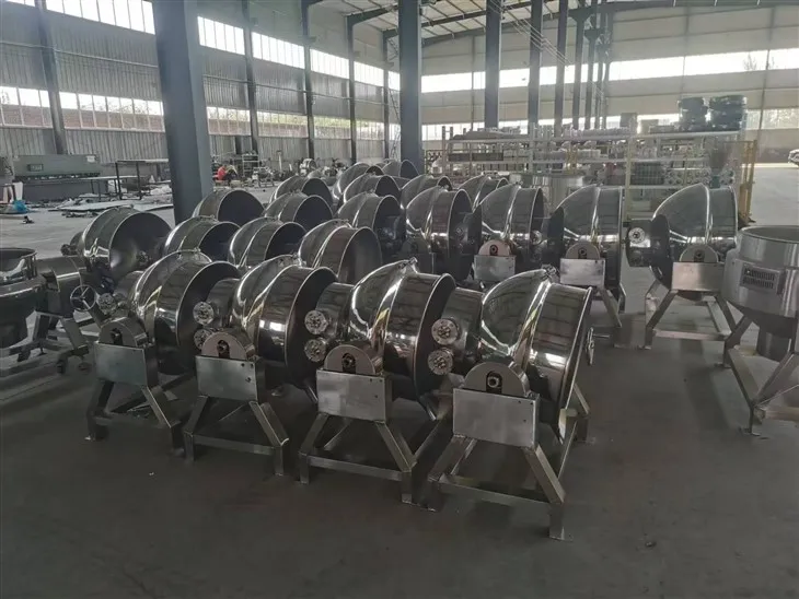 Bullidor amb camisa de vapor amb agitador